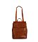 Braided Whipstitch Convertible Backpack Satchel