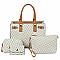 4-in-1 Glam Monogram Boxy Satchel
