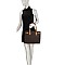 4-in-1 Glam Monogram Boxy Satchel