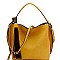 CHEVRON PATTERNED TASSEL ACCENT HOBO