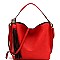 CHEVRON PATTERNED TASSEL ACCENT HOBO