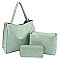 Weaved Top Handle 3-in-1 Satchel