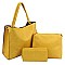 Weaved Top Handle 3-in-1 Satchel