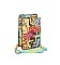 Multi Graffiti Print Crossbody Bag Cell Phone Purse