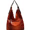 CROC-OSTRICH PRINT HOBO WALLET SET