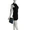 Fashion Zippered Pocket Crossbody Bag