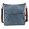 Fashion Zippered Pocket Crossbody Bag