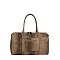 Ostrich Croc Duffle Bag