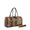 Ostrich Croc Duffle Bag