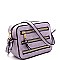 MULTI-ZIP BOXY CROSSBODY SHOULDER BAG