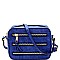 MULTI-ZIP BOXY CROSSBODY SHOULDER BAG