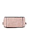 MULTI-ZIP BOXY CROSSBODY SHOULDER BAG