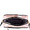 MULTI-ZIP BOXY CROSSBODY SHOULDER BAG