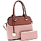 3 COMPARTMENT DOME SATCHEL