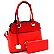 3 COMPARTMENT DOME SATCHEL