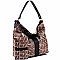2 in 1 Single Strap Monogram Hobo Wristlet SET