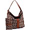 2 in 1 Single Strap Monogram Hobo Wristlet SET