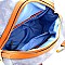 Denim Stripe Accent 2-Way Tote Pouch Set