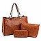 3-in-1 Python Snake Skin Satchel