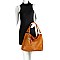Tassel Accent Woven Large Hobo Wallet SET