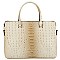 Croc Alligator Brief Bag Laptop Case