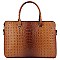Croc Alligator Brief Bag Laptop Case