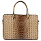 Croc Alligator Brief Bag Laptop Case