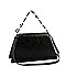 Medium Two-Tone Linked Chain Strap 2-Way Flap Satchel