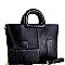 2 WAY OSTRICH DETAIL SATCHEL WALLET SET