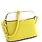 Dome Shaped Two-Tone Multi-Pocket Cross Body