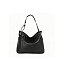 Hook Top Handle Shoulder Bag with Guitar Strap
