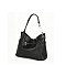 Hook Top Handle Shoulder Bag with Guitar Strap