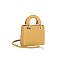 Woven Top Handle Satchel