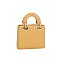 Woven Top Handle Satchel