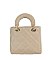 Quilted Top Handle Satchel