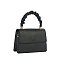 Ruched Top Handle Satchel