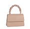 Ruched Top Handle Satchel