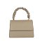 Ruched Top Handle Satchel