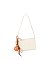 Orange Charm Woven Shoulder Bag