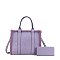Large Size "The Tote Bag" Handbag + Wallet Set