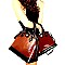 Bee Charm Patent 2 in 1 Twin Dome Satchel SET MH-MP7262