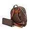 2 IN 1 MONOGRAM BACKPACK WALLET SET