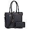 2-in-1 Monogram Shopper Wallet Set