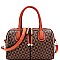 2-Way Monogram Boston Satchel Wallet SET