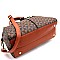 2-Way Monogram Boston Satchel Wallet SET
