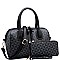 2-Way Monogram Boston Satchel Wallet SET