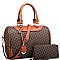 2-Way Monogram Boston Satchel Wallet SET