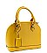 Classy Dome Satchel With Padlock
