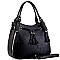 2-Way Chunky Tassel Accent Drawstring Hobo