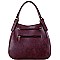 2-Way Chunky Tassel Accent Drawstring Hobo